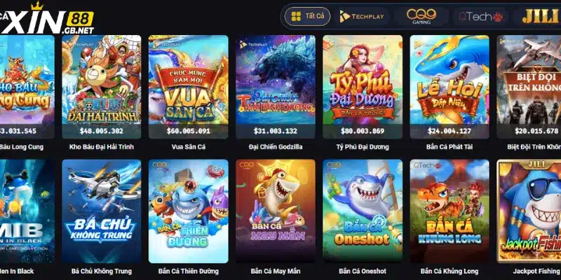 BG Bắn Cá XIN88 – Hành Trình Săn Thưởng Đại Dương Hấp Dẫn