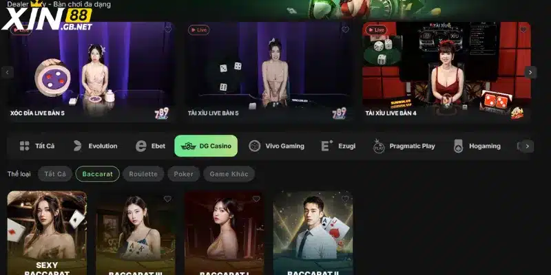 DG Trực Tuyến – Kho Casino Giải Trí Cho Mọi Game Thủ