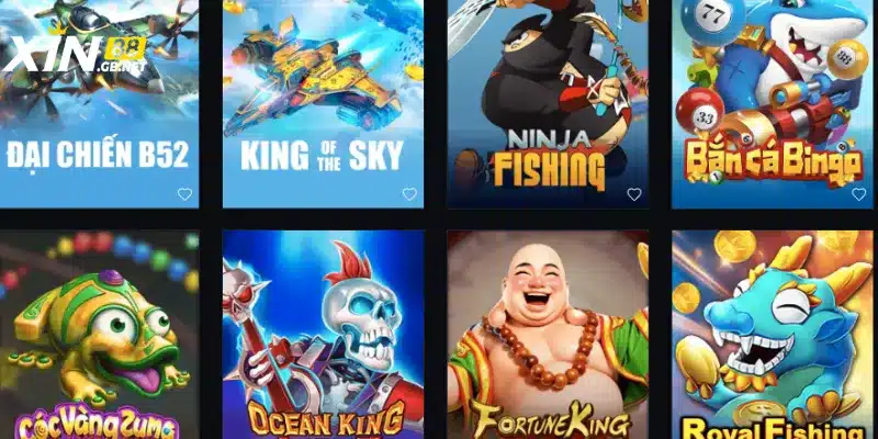 Một số các tựa game săn cá được yêu thích